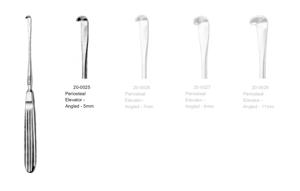 PERIOSTEAL ELEVATORANGLEDFIG1695MM