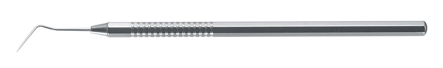 EXPLORER OPERATIVE, OCTAGONAL, FIG-9, STAINLESS TIP, SINGLE ENDED