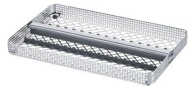 SURGICAL INSTRUMENT TRAY, LARGE STAINLESS STEEL COMPLETE, 275 x 178 x 24 mm