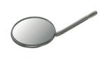 MOUTH MIRROR, PLANE, (SIZE 4) Ø 22 MM SIMPLE -THREAD, STAINLESS