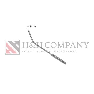 Suction Tip, #1, Threaded, With Hole, 1.0mm