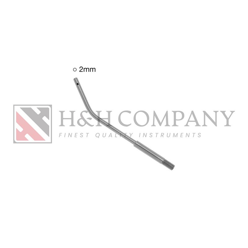 Suction Tip, #2, Threaded, With Hole, 2.0mm