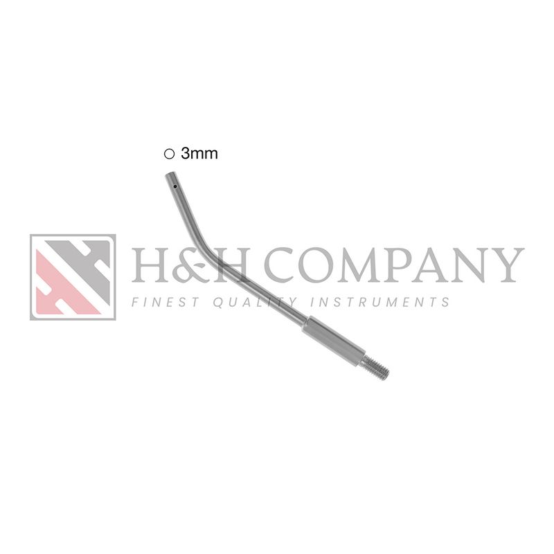 Suction Tip, #3, Threaded, With Hole, 3.0mm
