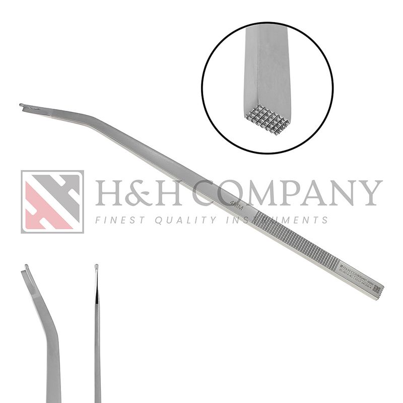 Osteotome, Bauer Guarded, Curved, 4mm