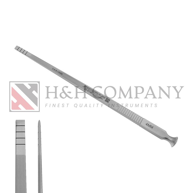 Osteotome, Straight, 4mm, 7"