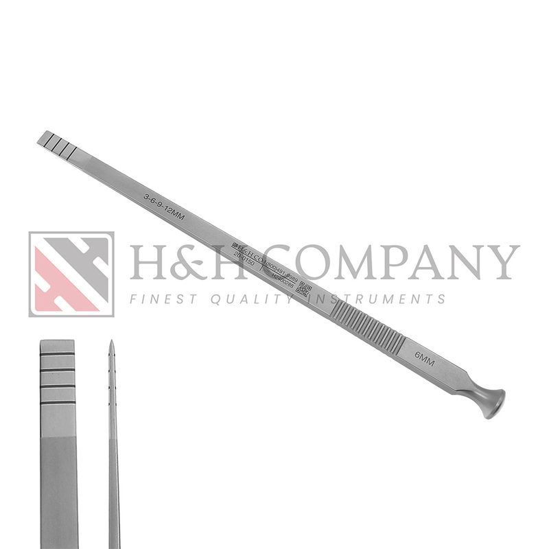 Osteotome, Straight, 6mm, 7"