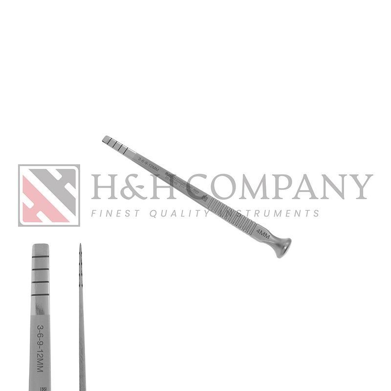 Osteotome, Nelson/Strahs, 4mm, 4"