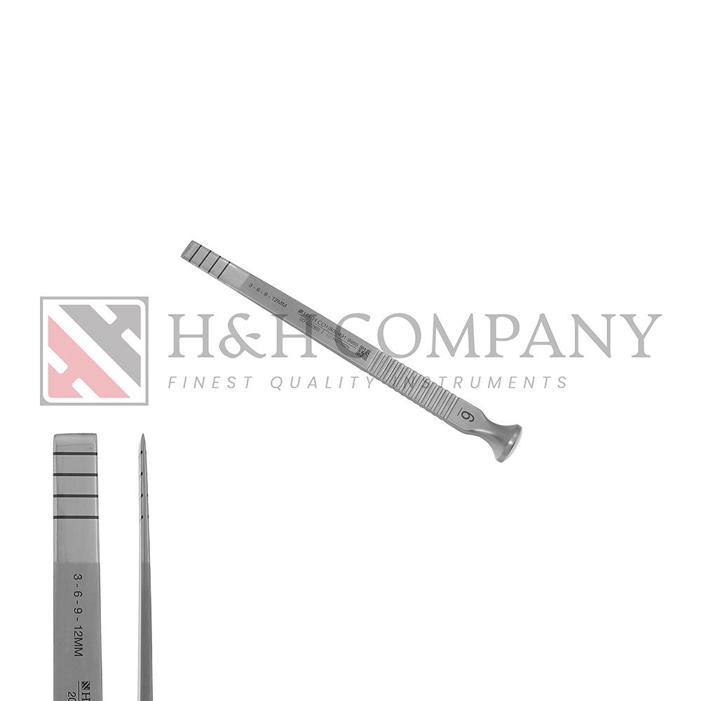 Osteotome, Nelson/Strahs, 6mm, 4"