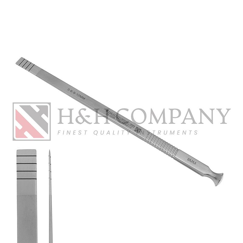 Osteotome, Thin, 8mm, 7"