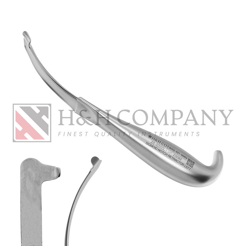 Retractor, Sigmoid Notch, Left