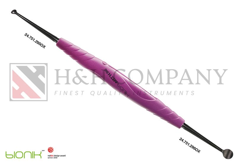 Curette, Molt 2/4, Onyx Coating, Bionik Handle