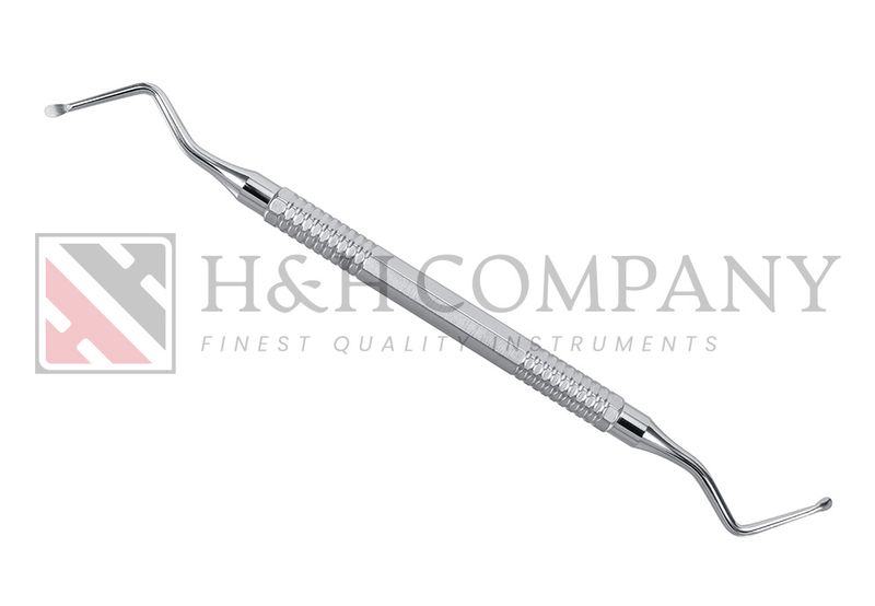 Bone Curette, Lucas, 2.5mm