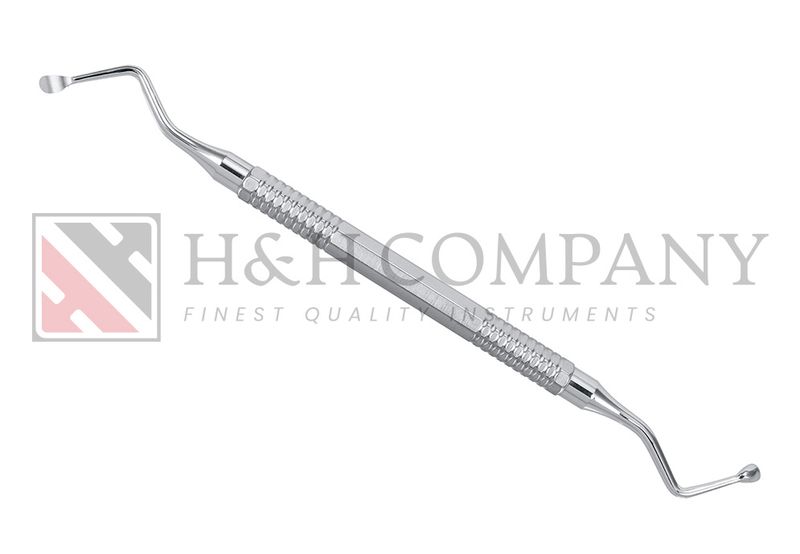 Bone Curette, Lucas, 4.0mm