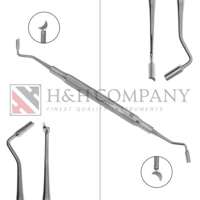 Implant Packer, 45° angled, Left and Right, 4.0mm