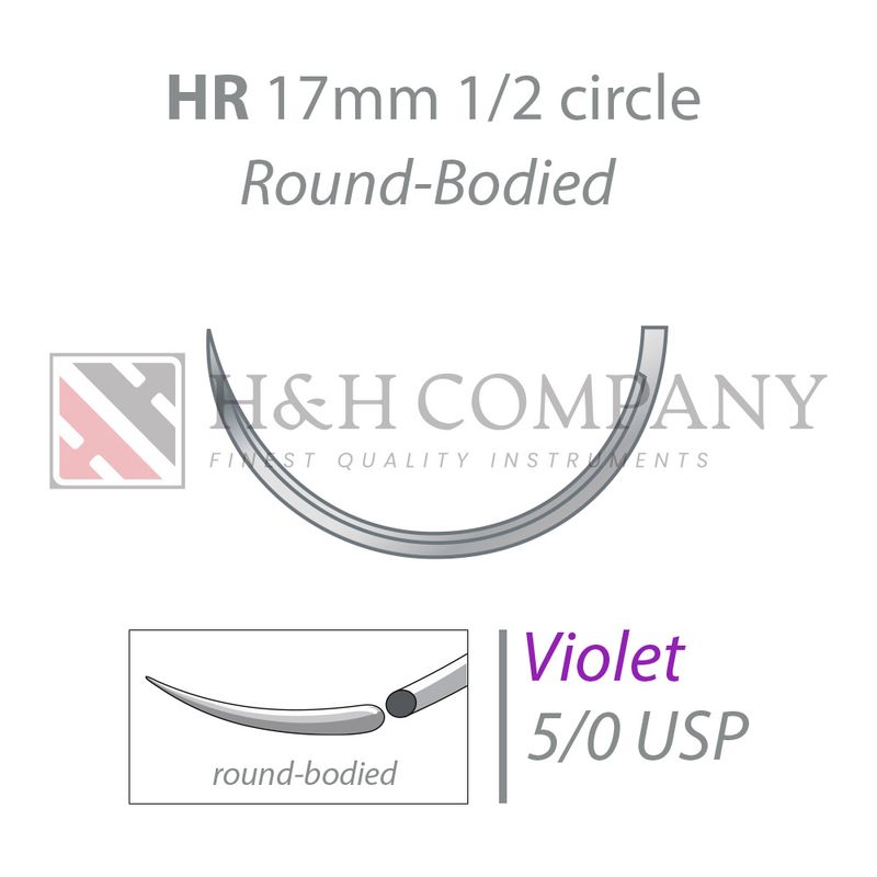 PGA-RESORBA violet HR17 5/0 USP 45 cm