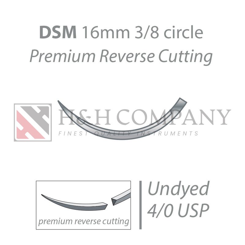 RESOLON TWIST undyed DSM16 4/0 USP 45 cm