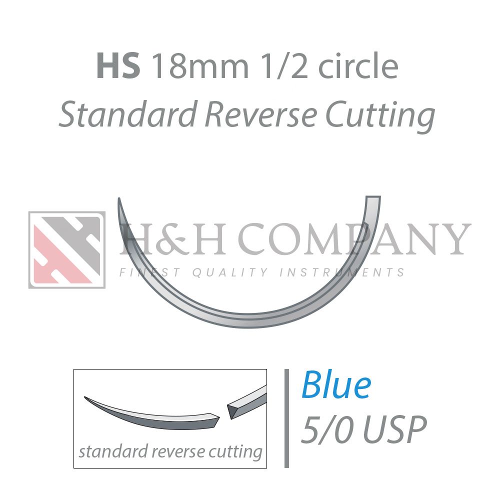 RESOLON blue HS18 5/0 USP 45 cm