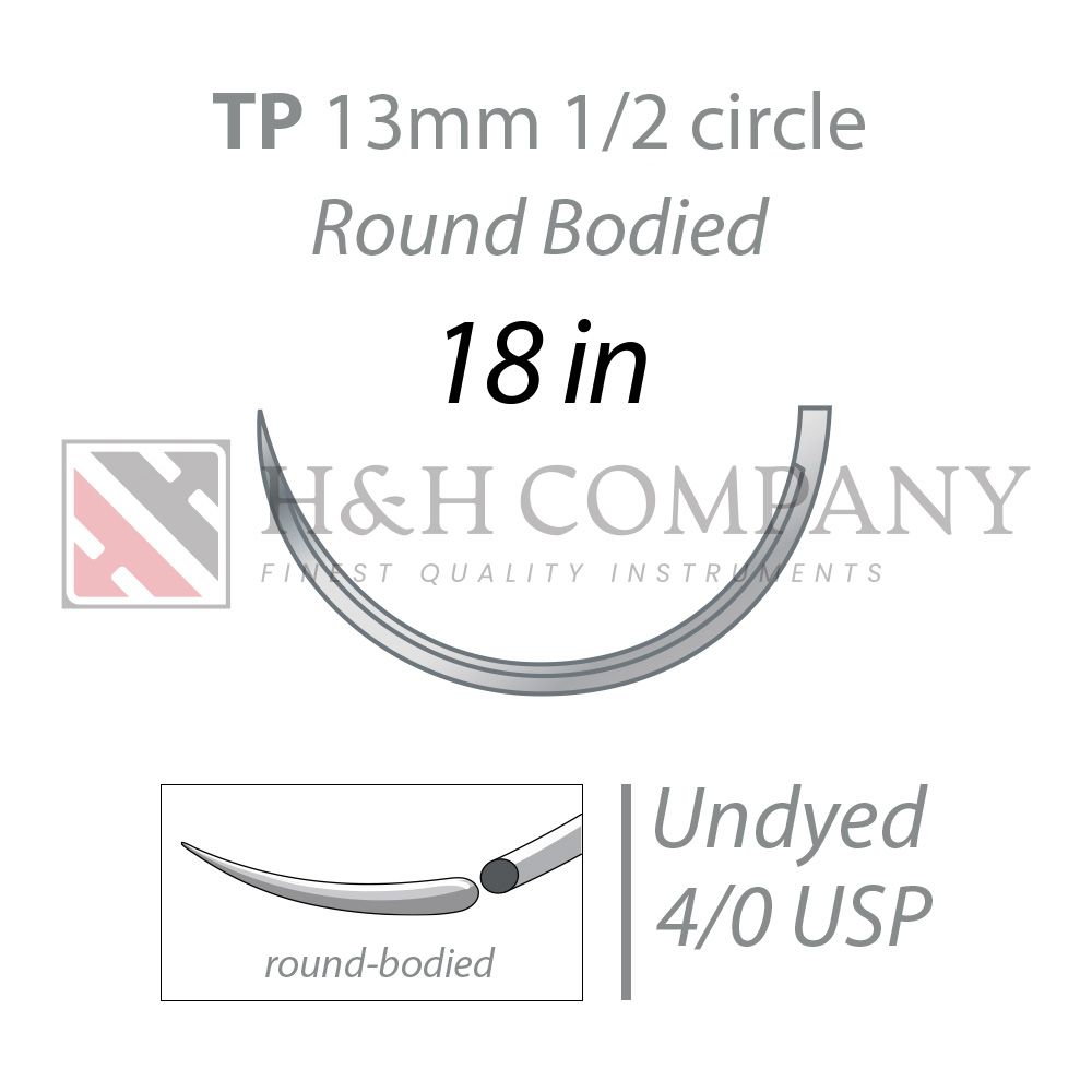 Cytoplast CS-06 Perio PTFE Suture (USP 4-0); 18 in.