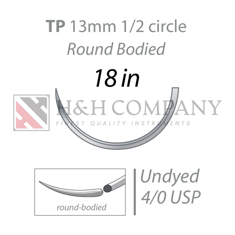 Cytoplast CS-06 Perio PTFE Suture (USP 4-0); 18 in.
