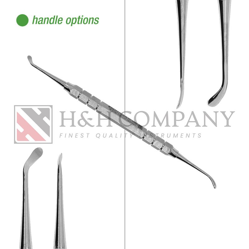 Curette, Molt 2, Angled Left &amp; Right