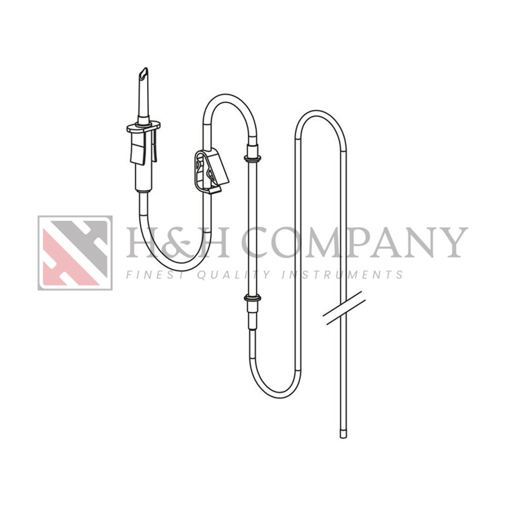 Sterilizable Irrigation tubes 2.2m, Compatible with: Implantmed SI-915/SI-1015, Elcomed SA-310, Piezomed SA-320