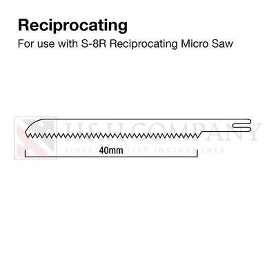 R-40 Saw Blade, 40mm, For use with S-8R Reciprocating Saw (5pcs)