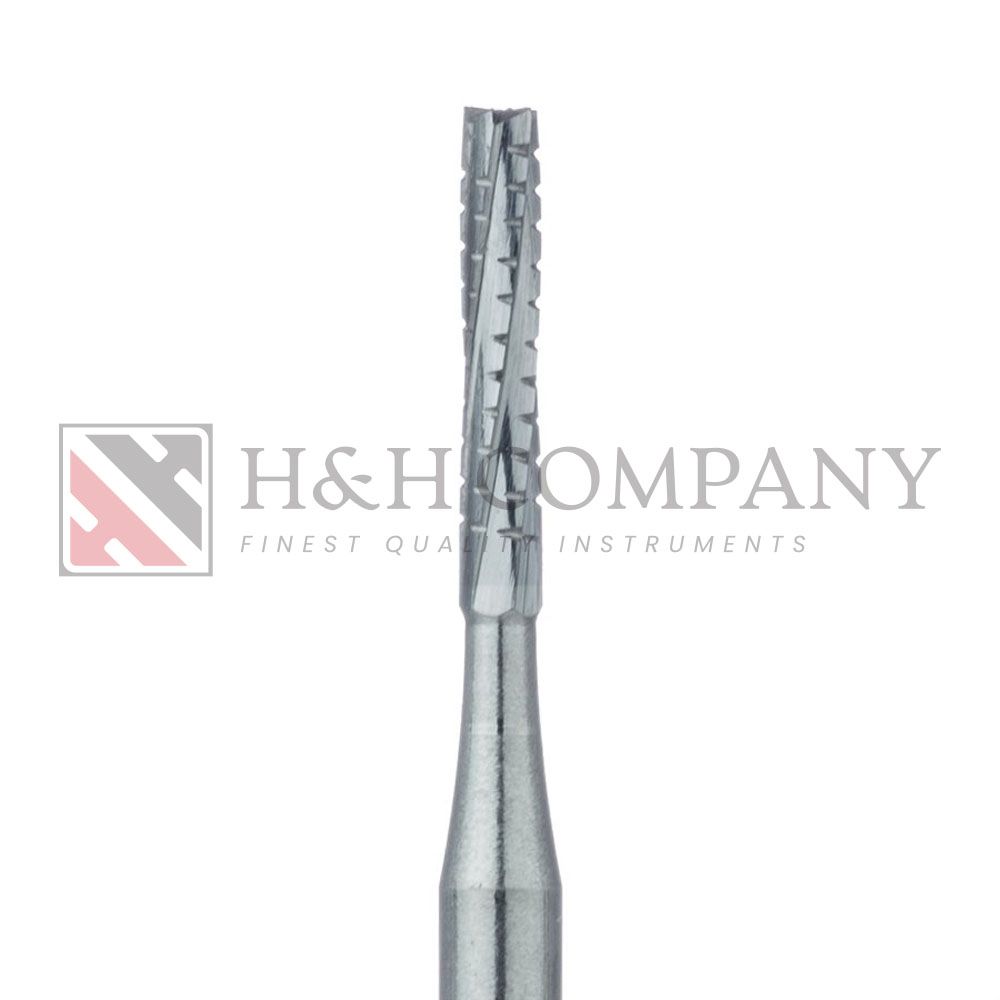 Operative Carbide Bur, Long Straight Cross Cut, US #557L, 1.0mm Ø, FGL 5PK