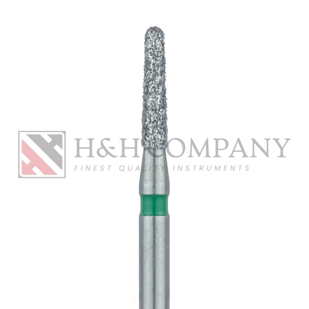Round End Taper Chamfer Diamond Bur, 1.4mm, Coarse, FG 5PK