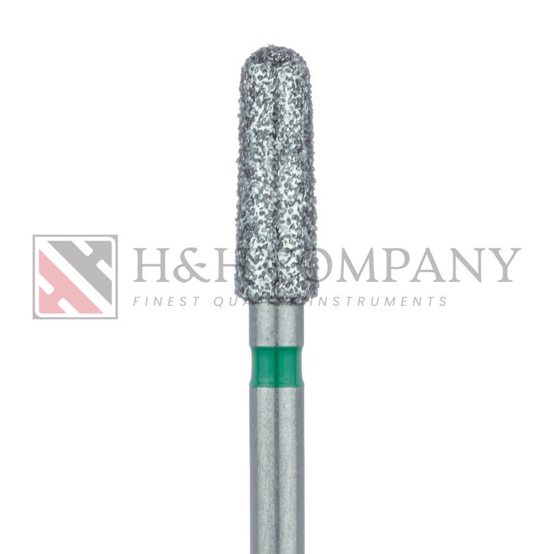 Round End Taper Chamfer Diamond Bur, 2.5mm, Coarse, FG 5PK