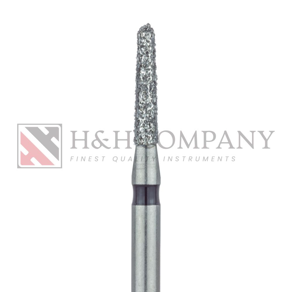 Round End Taper Chamfer Diamond Bur, 1.4mm, Super Coarse, FG 5PK