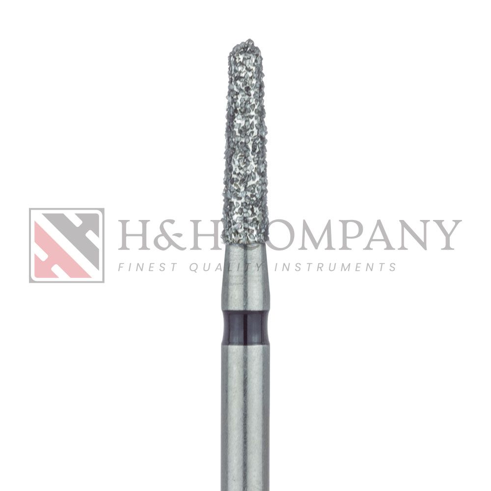 Round End Taper Chamfer Diamond Bur, 1.6mm, Super Coarse, FG 5PK