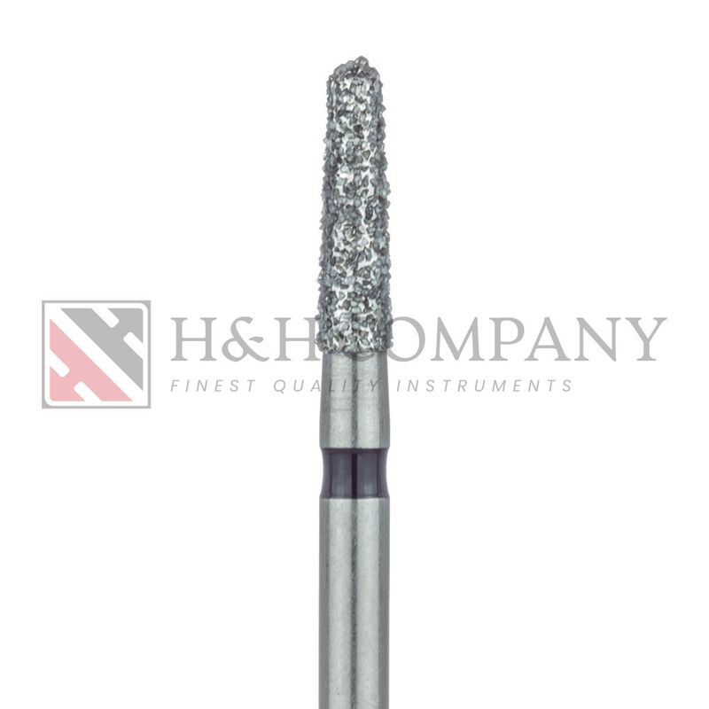 Round End Taper Chamfer Diamond Bur, 1.8mm, Super Coarse, FG 5PK