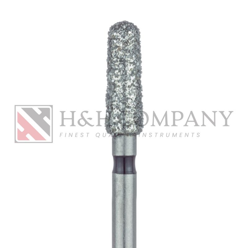 Round End Taper Chamfer Diamond Bur, 2.5mm, Super Coarse, FG 5PK