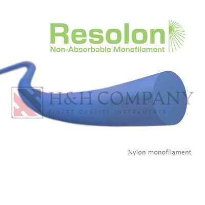 Resolon™ Non-Absorbable Nylon Monofilament Sutures (12 Sutures/Box)