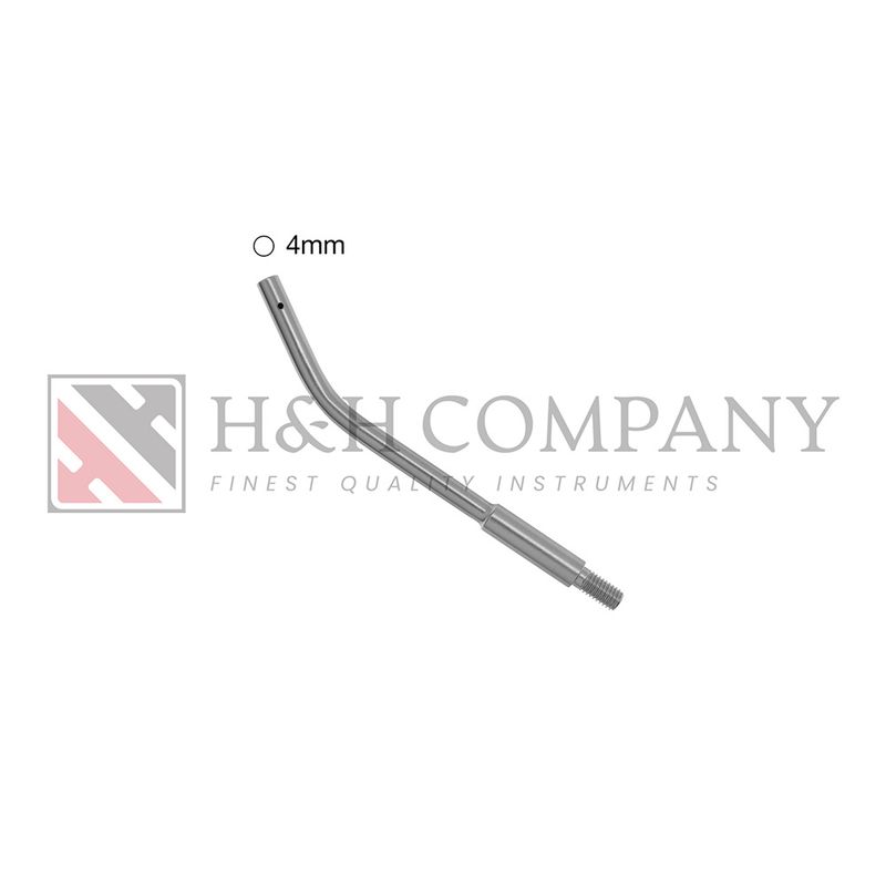 Suction Tip, #4, Threaded, With Hole, 4.0mm