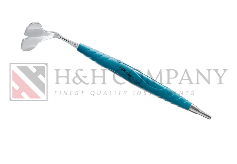RETRACTOR, WHALE FIN ACC. DR MATY SIZE 1, 30MM WIDTH, STERILIZABLE IN BIONIK HANDLE TORQUOISE-BRIGHTBLUE