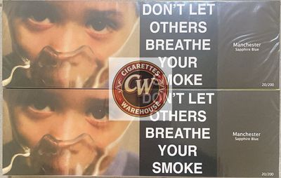 Manchester Sapphire Blue (Plain package)​ cigarettes | Cheap smokes ​&amp; tobacco online | Australia free shipping (3-7 days)