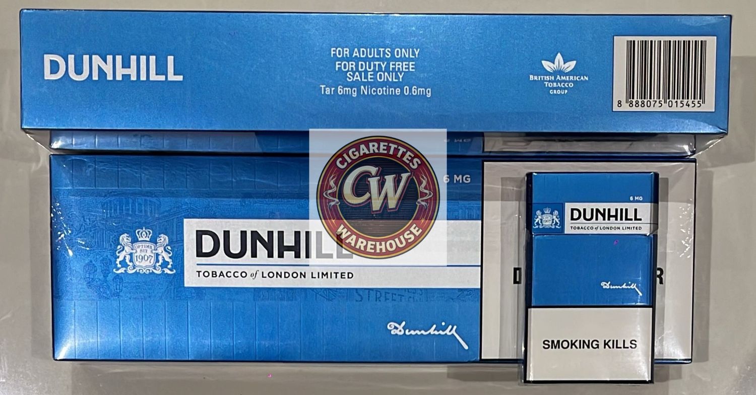Dunhill Blue cigarettes