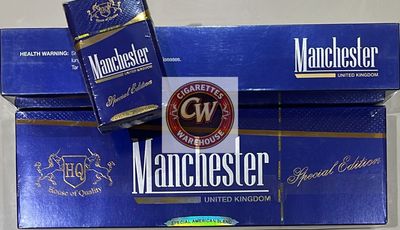 Manchester Blue (Special Edition)​ cigarettes | Cheap smokes ​&amp; tobacco online | Australia free shipping (3-7 days) 