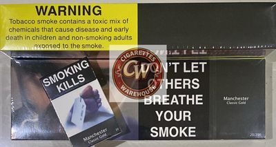 Manchester Classic Gold (Plain package) ​cigarettes | Cheap smokes ​&amp; tobacco online | Australia free shipping (3-7 days)