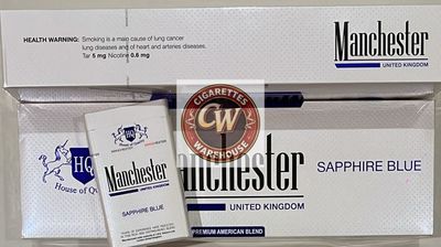 Manchester Sapphire Blue (Original)​ cigarettes | Cheap smokes ​&amp; tobacco online | Australia free shipping (3-7 days)