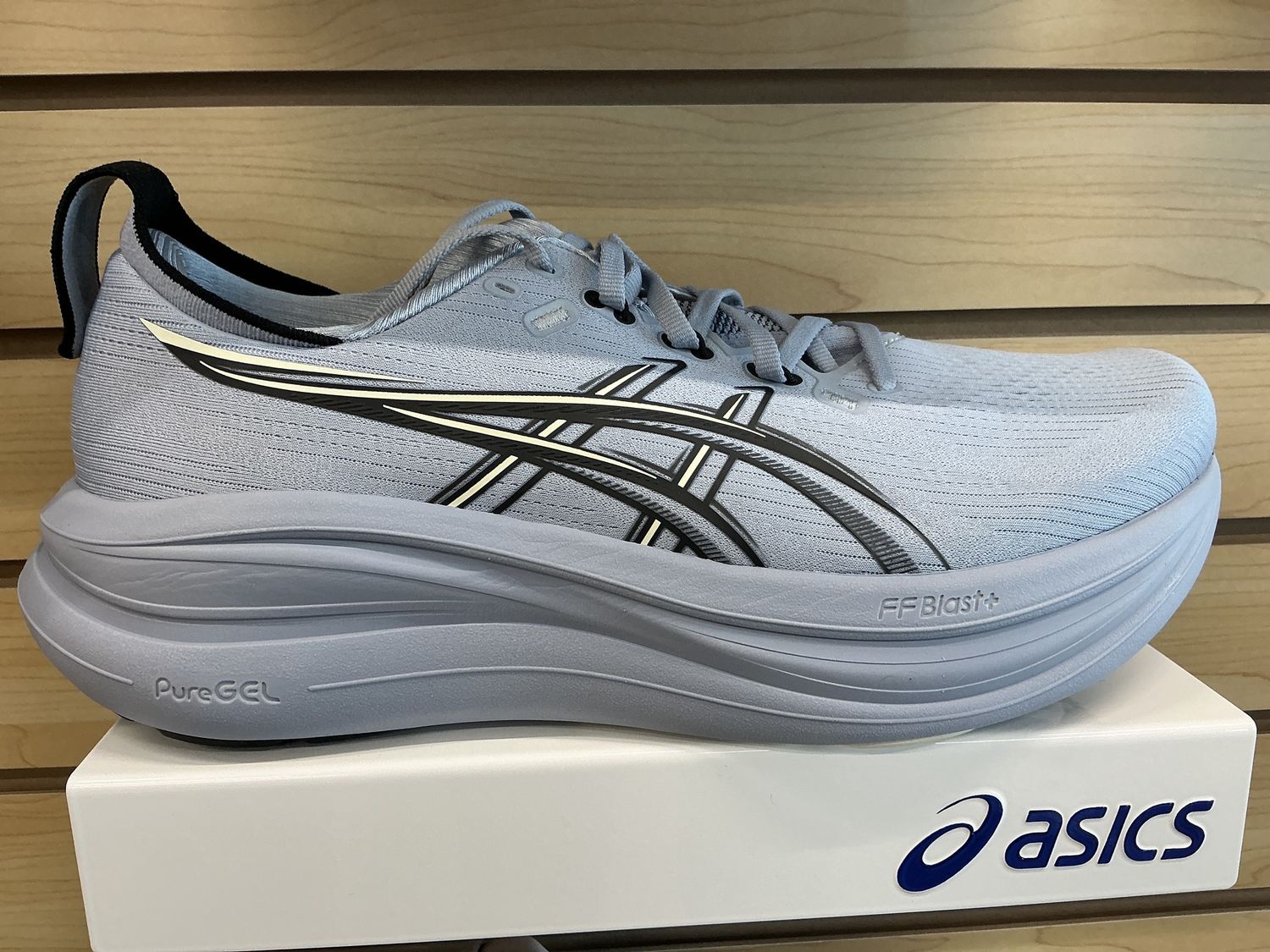 Gel Nimbus 28 Grey Blue/Black, Gender: Men, Size: 7