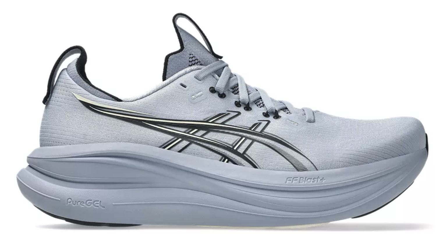 Gel Nimbus 28 Grey Blue/Black, Gender: Men, Size: 7