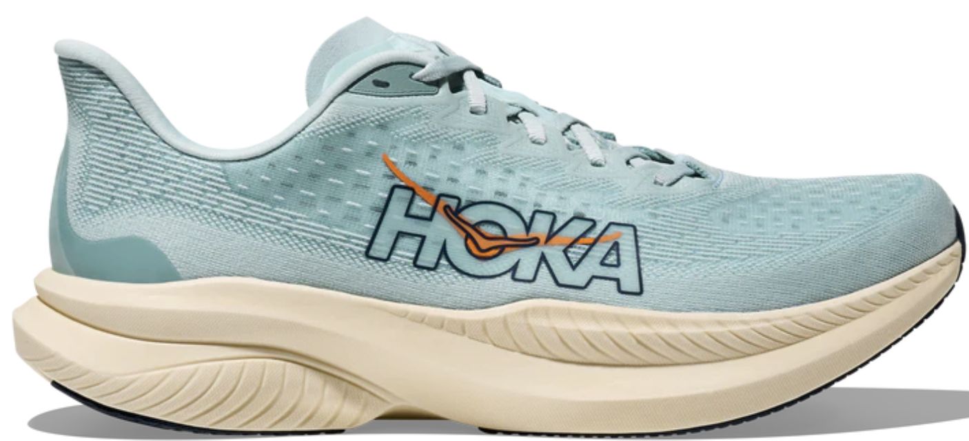 Mach 6 Clear Sea/Sea Water, Gender: Men, Size: 6