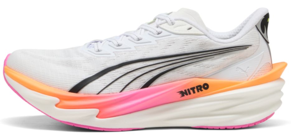 Deviate NITRO 4 Puma White - Poison Pink - Glowing Red