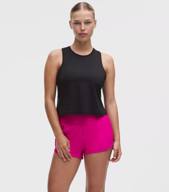 Hotty Hot High-Rise Lined Short 2.5" Pink Flare