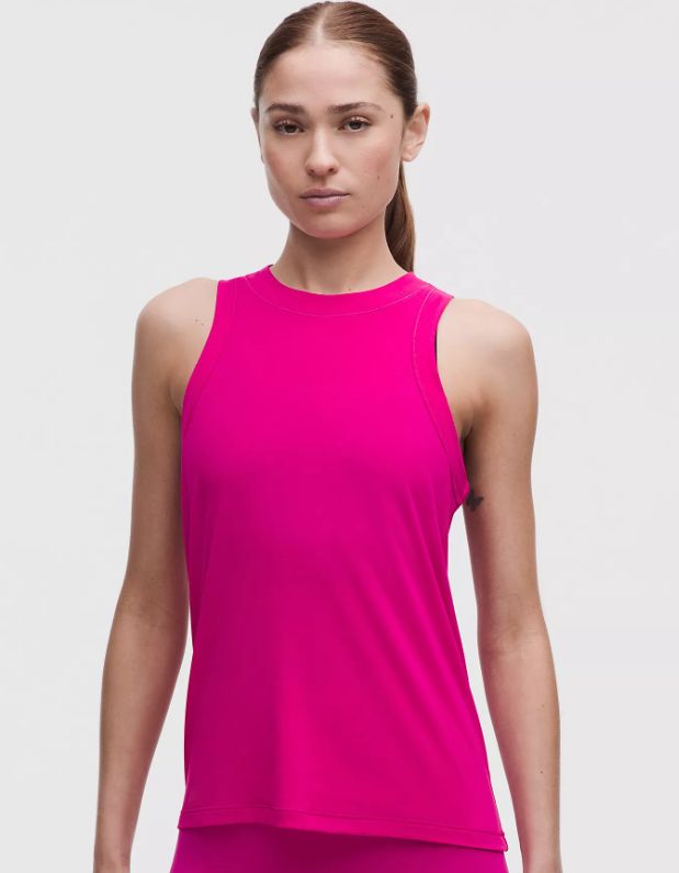 Jersey Training Tank Top Pink Flare
