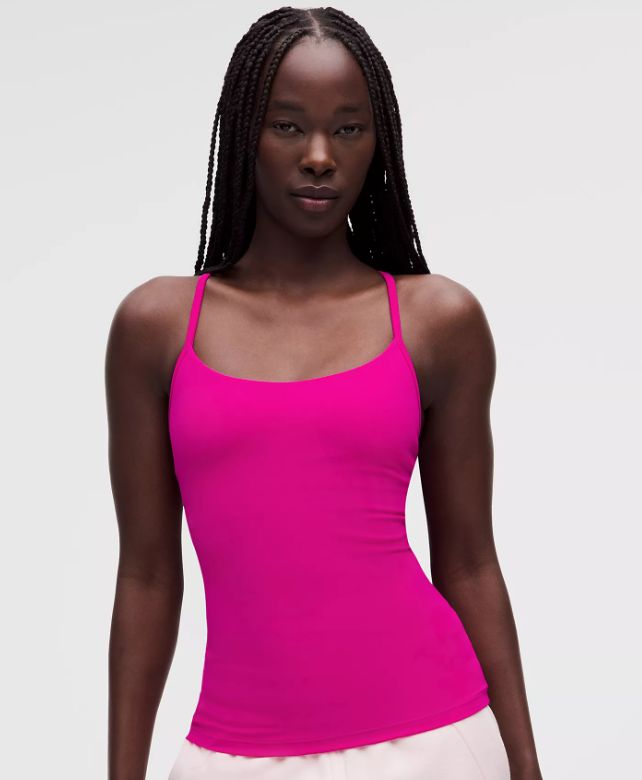 Flow Y Tank Top *Light Support, B/C Cup Pink Flare