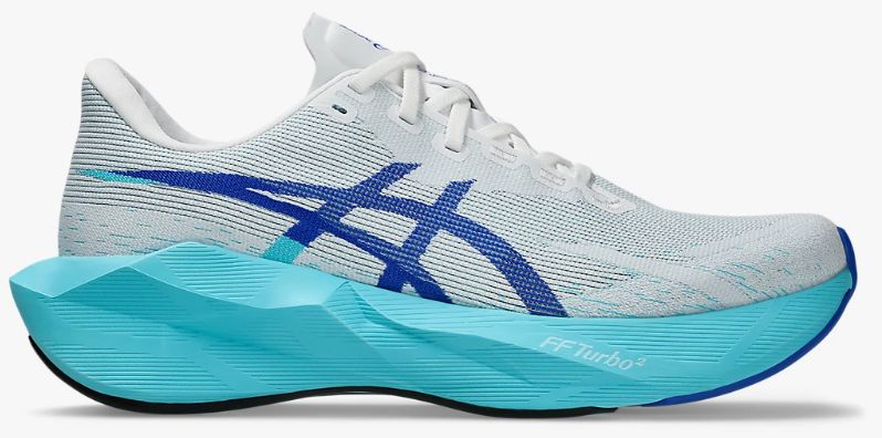 Novablast 6 White/Energy Aqua