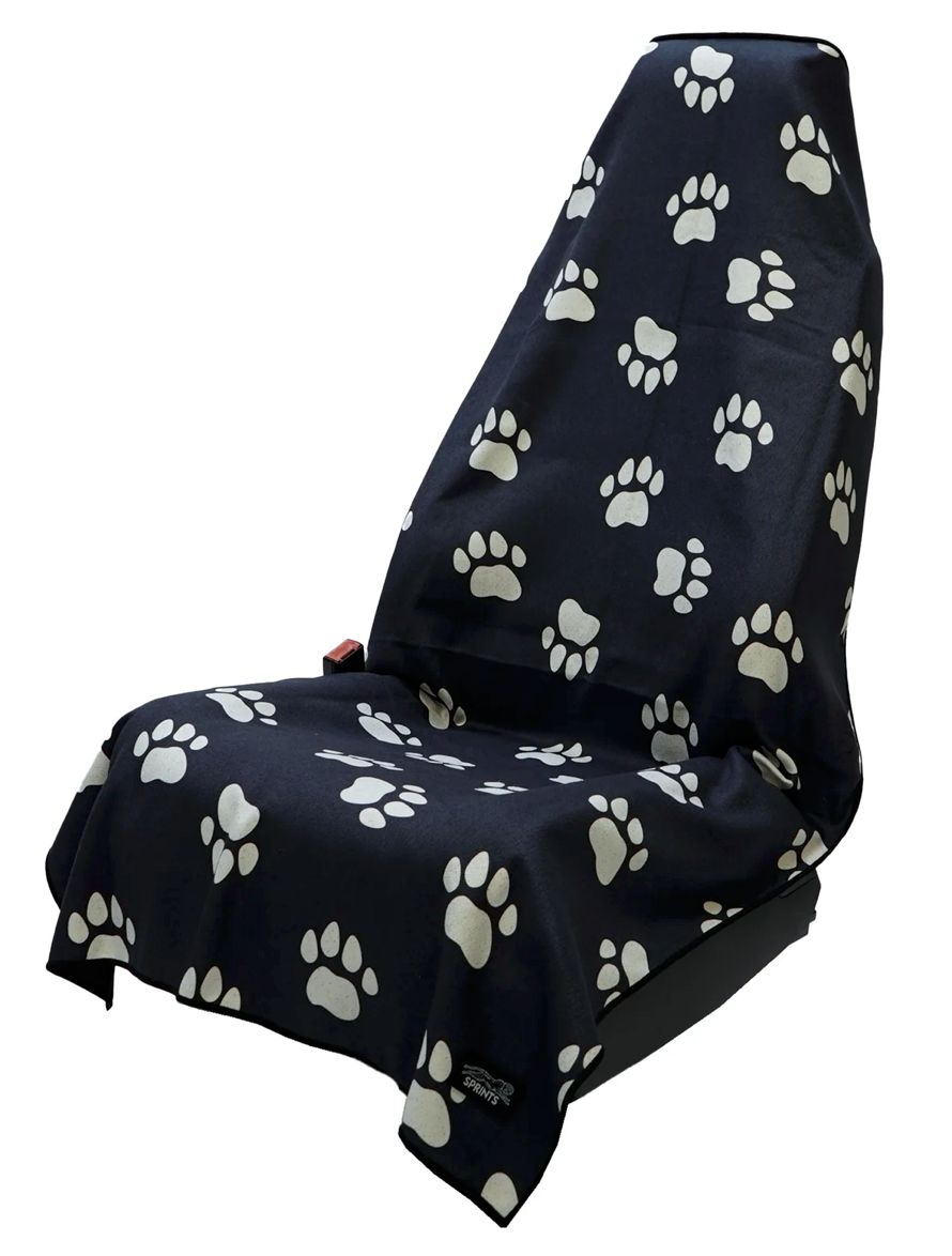 Paw Prints &amp; PR's Car Seat Cover Towel w/ Snaps